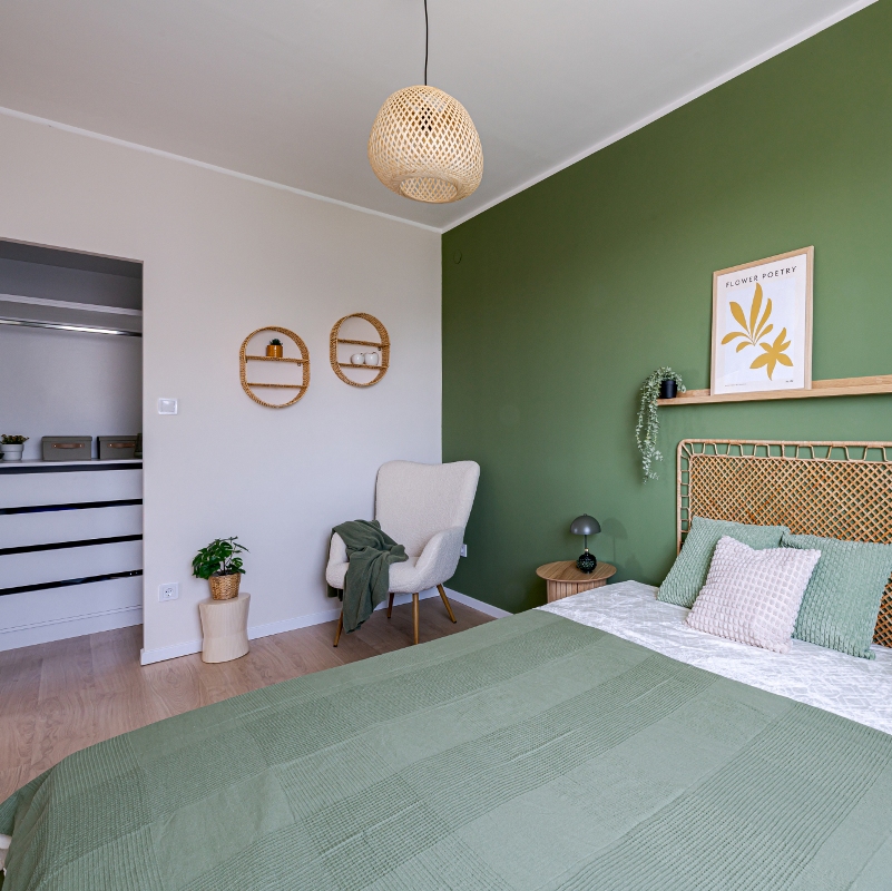 Füredi Green lakás home staging 